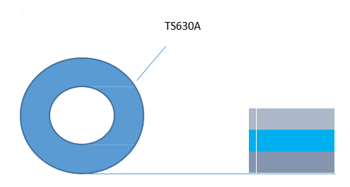 bande thermique bleue de 0.16mm pour le traitement de composant électronique 3